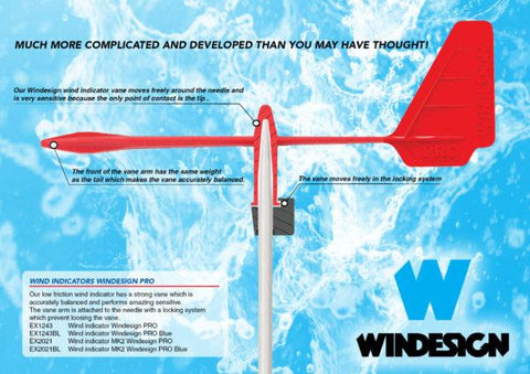 RED PRO WIND INDICATOR - Optimist - Optipart 1243RD | Nautos-usa