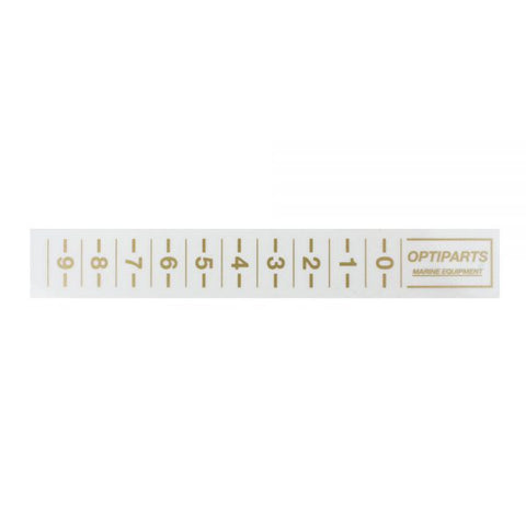 Copy of Measurement band sticker for Optimist Blackgold spars – Gold - Opti 1333G | Nautos-usa