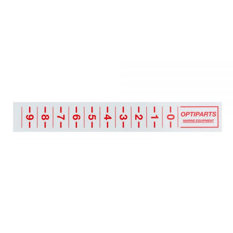 Copy of Optimist trim strip gold Optiparts - Opti 1358G - 2 Pieces set | Nautos-usa
