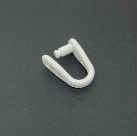 HPN 081A - SNAP ON SAIL SHACKLE WHITE - PNP081A -  SET OF 10 PIECES | Nautos-usa 