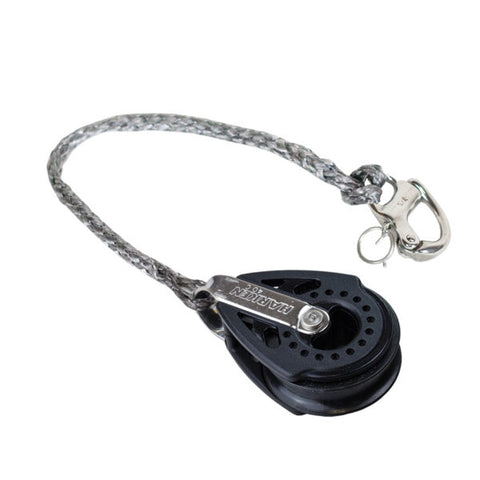 40mm block on Dyneema with shackle - Mainsheet Extender - Opti 1314 | Nautos-usa