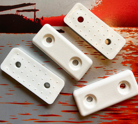 91122  Plastic toe strap plate - 4 pieces set - HPN069 | Nautos-usa