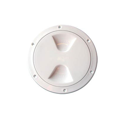 27350 - PLASTIC DECK PLATE - 4" DIAMETER. - Inspection Port - Beckson | Nautos-usa