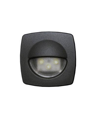 2313 - LED COURTESY LIGHT  - BLACK 2 1/4"X 2 1/4" X 1"