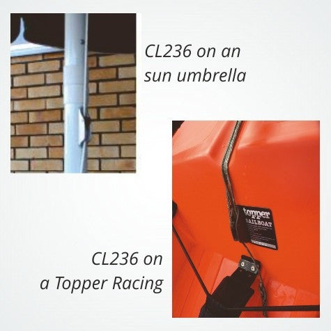 CL236 Roller Fairlead MK1 Racing Junior - ClamCleat | Nautos-usa