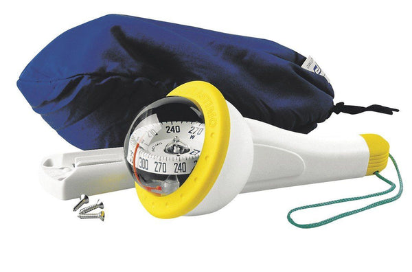 63877 - IRIS 100 UNIVERSAL COMPASS - YELLOW - WITH LIGHT - PLASTIMO