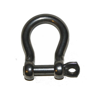 305HR - BOW SHACKLE - 10 MM (3/8") -SCREW PIN WITH EYE- loose pin