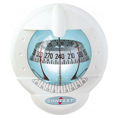 51003 - CONTEST 101 COMPASS - VERTICAL MOUNT- 64423 - WHITE COMPASS WITH WHITE CARD - PLASTIMO