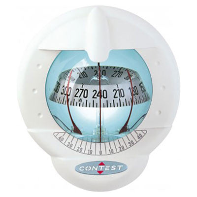 51003 - CONTEST 101 COMPASS - VERTICAL MOUNT- 64423 - WHITE COMPASS WITH WHITE CARD - PLASTIMO