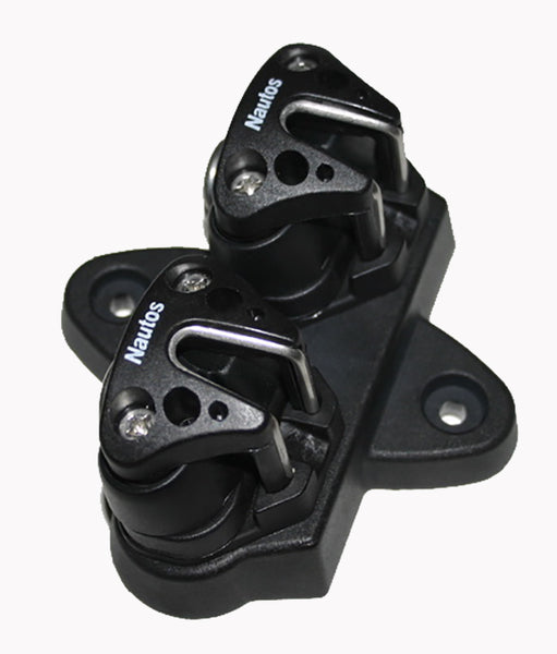 HT5848 - BASE WITH DOUBLE CAM & FAIRLEADS- LASER SAILBOAT | Nautos-usa