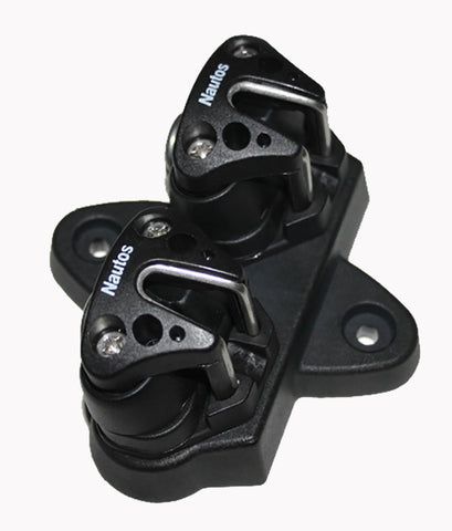 HT5848 - BASE WITH DOUBLE CAM & FAIRLEADS- LASER SAILBOAT | Nautos-usa