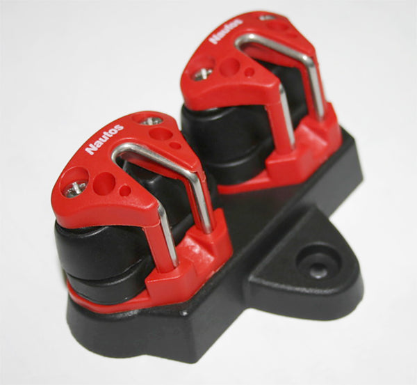 HT5848R-BASE WITH DOUBLE CAM & RED FAIRLEADS- LASER SAILBOAT