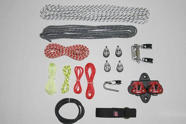 N7002R -Turbo Powerpack for outhaul and cunningham.  Complete cunningham and outhaul system to XD specification using Nautos SS ball bearing blocks. | Nautos-usa