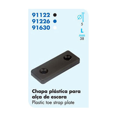 91122  Plastic toe strap plate-4 pieces set