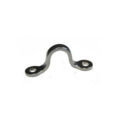91136-STAINLESS STEEL EYE STRAP- 42 MM BETWEEN HOLES- 2 PIECES SET