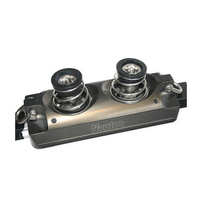 91653 - BALL BEARING &quot; ( 190mm) CAR WITH DOUBLE  STAND UP BASE AND CONTROL SHACKLES- TORLON BALL BEARINGS