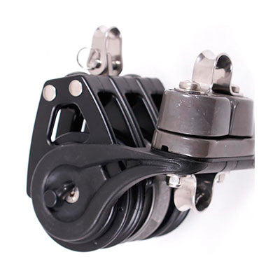 92083 TRIPLE SWIVEL RATCHET WITH CAM AND BECKET , ALUMINUM SHEAVE