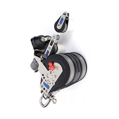 92655 - RATCHET -TRIPLE SWIVEL WITH ALLOY & PLASTIC CAM AND BECKET WITH TWO (2) EXTRA 28 MM BLOCKS