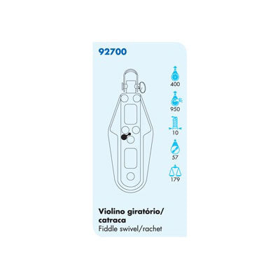 92700 FIDDLE SWIVEL / RATCHET / BALL BEARING