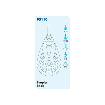 95110  Single Swivel