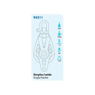 95211 Single Swivel With Becket