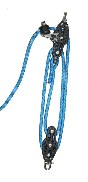 95303-00 R| 4:1 Mainsheet System set - Plain line blocks- 45mm sheave. Rope included | Nautos-usa