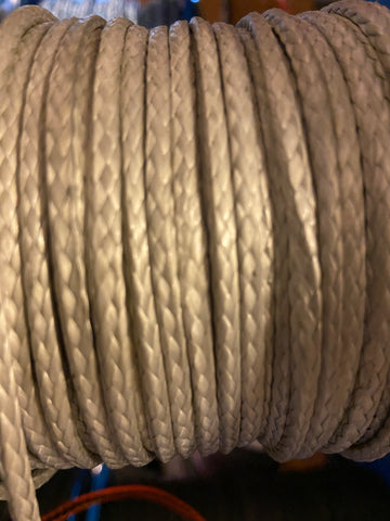Copy of Dyneema Line - 3 MM - 1/8"- RED - DYNEEMA SK78  12 STRAND DYNEMMA SK-78 , NO COVER - SELL BY FOOT | Nautos-usa