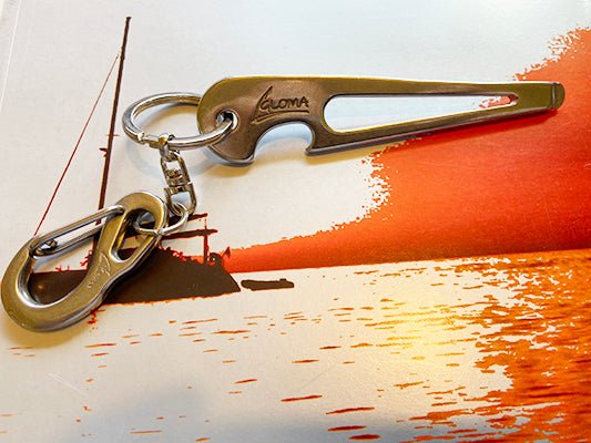 Shackle Key with Forged Snap Hook - Screw driver and Bottle Opener - forged Stainless Steel - AISI 316 - G002 | Nautos-usa