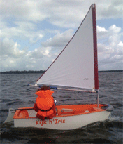 TRI SAIL WITH MAST AND MINI BOOM - Opti1064