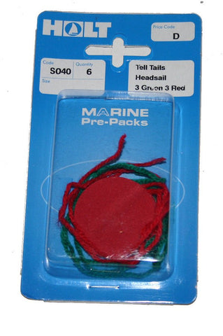 S040 - Tell Tails - Headsail - 3 Green- 3 Red | Nautos-usa