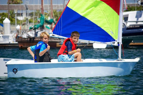 SAILCUBE - Roto Molded OPTIMIST Hull - COMPLETE READY TO SAIL