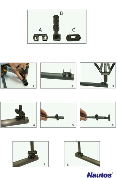 Nautos - FLEXIBLE TILLER JOINT - HPN470 - PNP470 | Nautos-usa