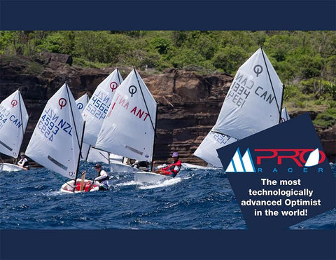 Optimist - PRO RACER  Hull  - COMPLETE READY TO SAIL