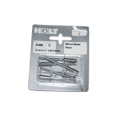 A386 - RIVETS - 3/16" X 1/2" - MONEL METAL | Nautos-usa