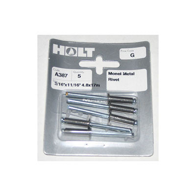 A387 - RIVETS - 3/16&quot; X 11/16&quot; - MONEL METAL