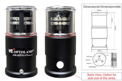 LED NAVIGATION LIGHT - OP5000 - AMAZONIA MIRIM 5 - SW - INTEGRATE BI-DIMENSIONAL LIGHT 5 IN 1 | Nautos-usa