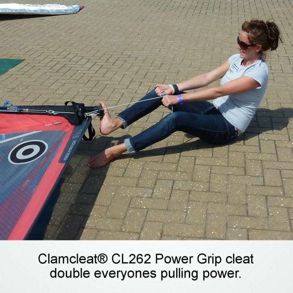 CL262 -  Power Grip 2 -Allows to pull twice as hard - CLAMCLEAT | Nautos-usa