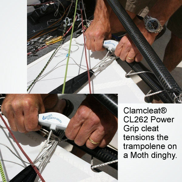 CL262 -  Power Grip 2 -Allows to pull twice as hard - CLAMCLEAT | Nautos-usa