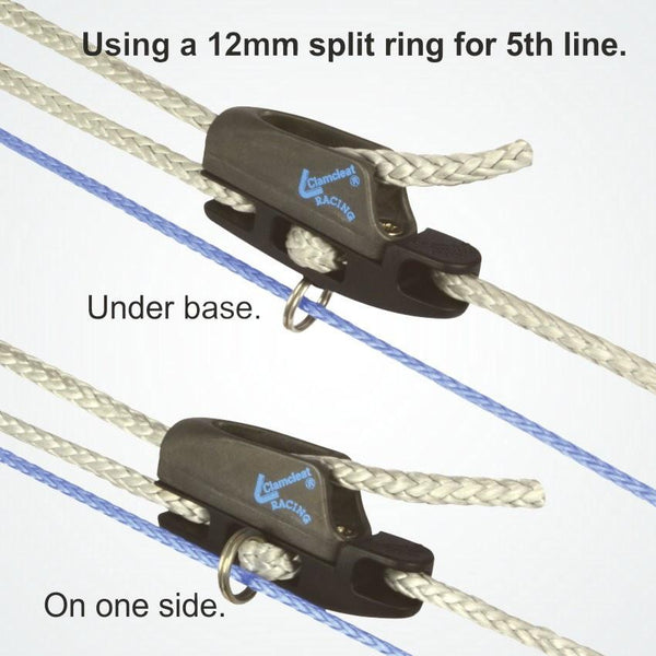 CL826-11 - Aero Cleat with CL211 MK2 Base - Silver or Dark Anodize | Nautos-usa