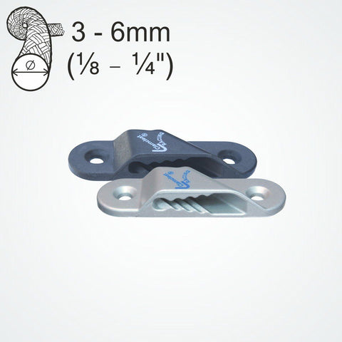 CL273 Racing Sail Line Cleat (Starboard) - Dark Anodized | Nautos-usa