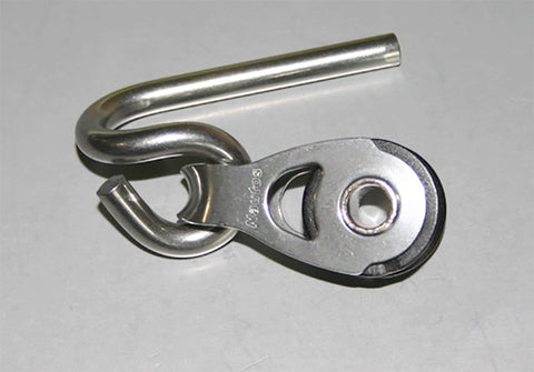 CLEW HOOK  WITH NAUTOS MICRO  BLOCK FOR LASER® - N2007MB | Nautos-usa