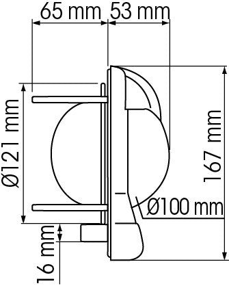 CONTEST 101 TACTICAL COMPASS - 64425 - Plastimo