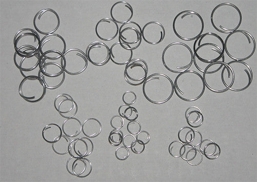 Cotter Rings - Stainless Steel 316 - 8mm ( 5/16") to 19 mm (3/4") Ring Diameter - Set of 50 or 60 pieces | Nautos-usa
