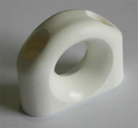 Deck Fairlead - Dead Eye - White - HPN 124A - 14.5mm ~9/16" Insert Diameter - 4 Pieces Set