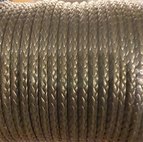 Dyneema Line  - UHMwPE - No cover - 2mm to 6 mm - Black Color | Nautos-usa