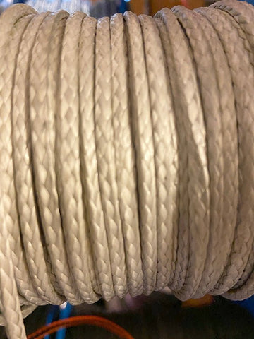 Dyneema Line  - UHMwPE - No cover - 2mm to 6 mm - Grey | Nautos-usa