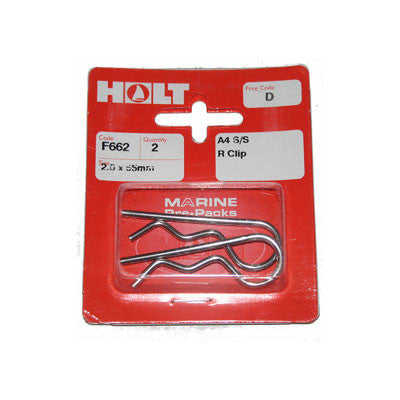 F662 - "R" CLIP - 2.5 X 50 MM