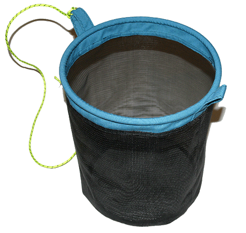 Recyclable Garbage Bucket - Side boat attach for cans, bottles & more