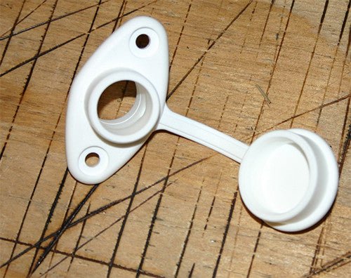 HPN 015 - WHITE- DRAING BUNG 17mm HOLE. PNP 015 | Nautos-usa