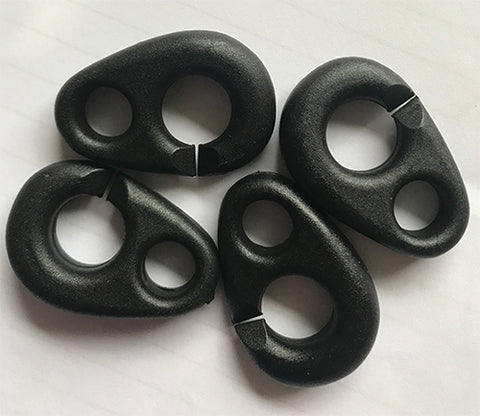 SISTER CLIPS- HPN016A- WHITE or BLACK - 4 PIECES SET | Nautos-usa